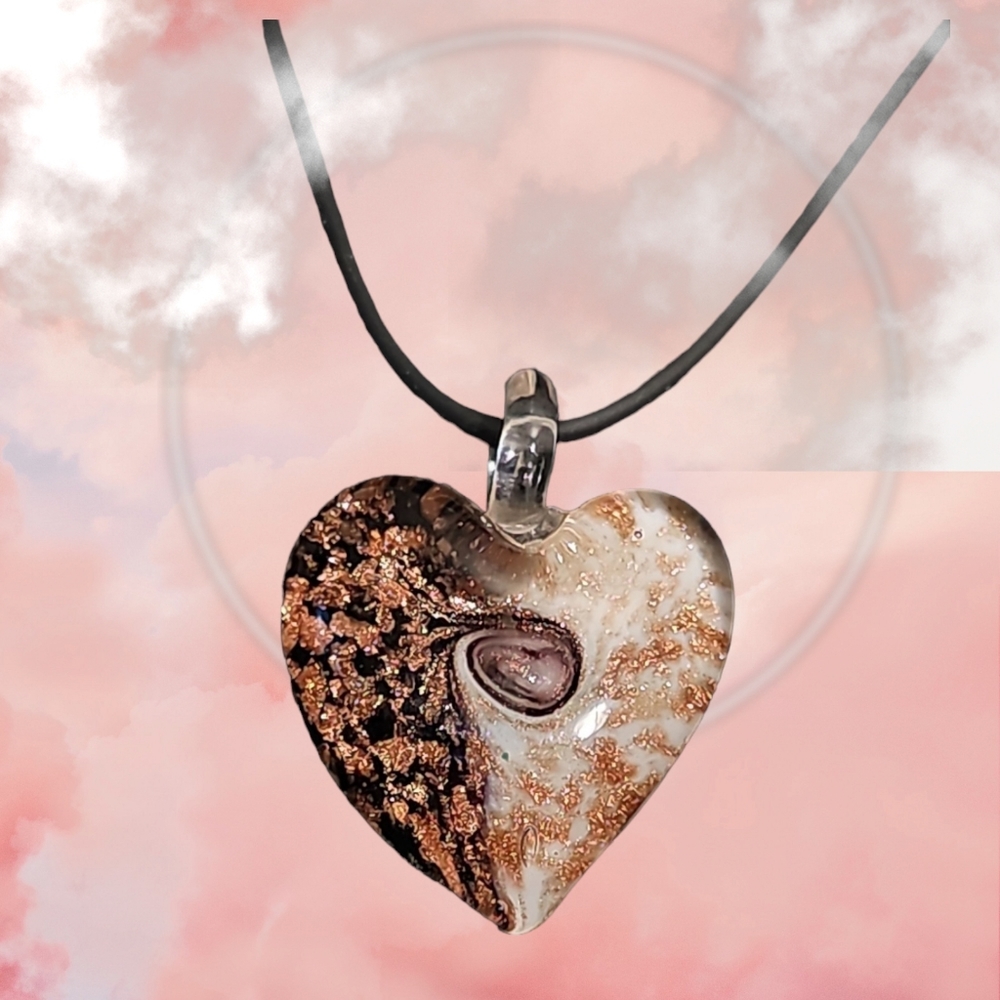Merano Glass Heart Pendent